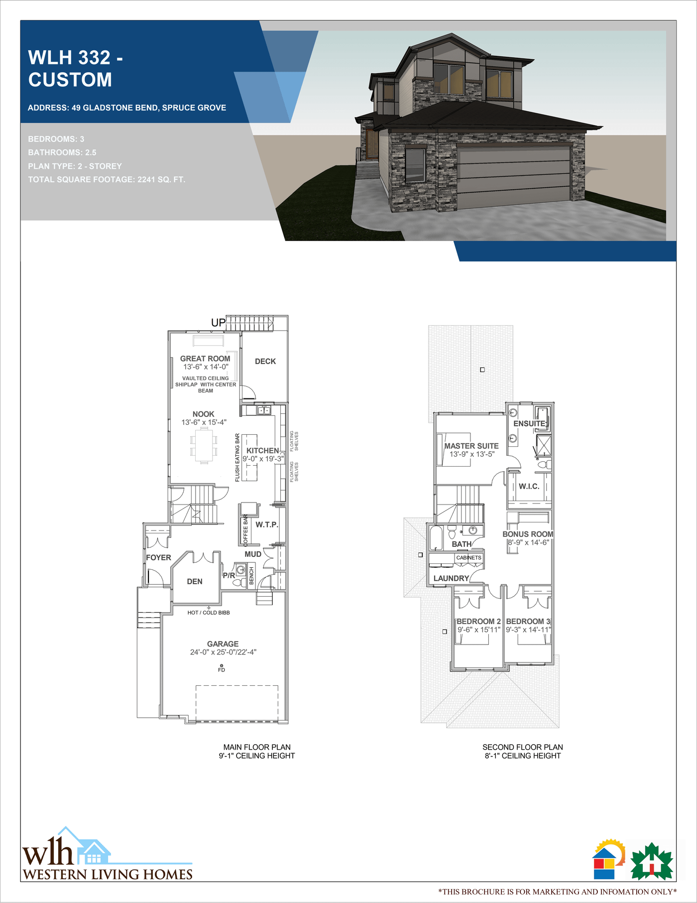 Custom floor plan and 3D elevation